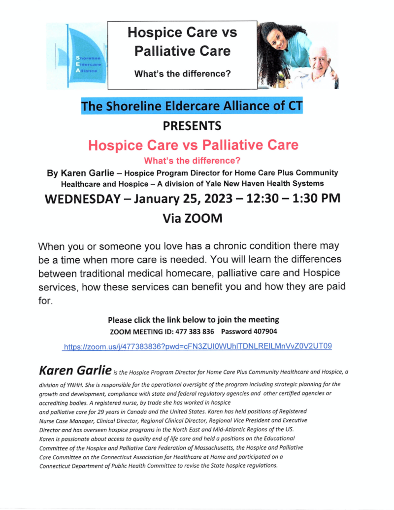 Karen Garlie - Palliative Care Flyer January 25 2023-min